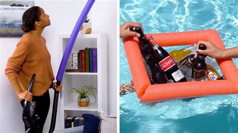 Use Your Noodle With These 10 Clever Pool Noodle Hacks Diy Crafts And