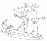 Ferb Phineas Coloring Pages Printable Kids Luck Charlie Good Sheets Print Popular Bestcoloringpagesforkids sketch template