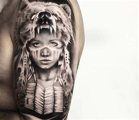 Wild Girl Tattoo By Jefree Naderali Post 25261 Indian Girl Tattoos
