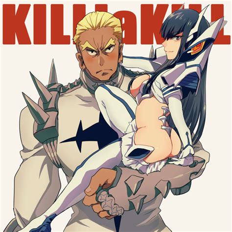 Kiryuuin Satsuki Junketsu And Gamagoori Ira Kill La Kill Drawn By