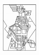 Minecraft Coloring Pages Printable Drawing Skeleton Getdrawings sketch template