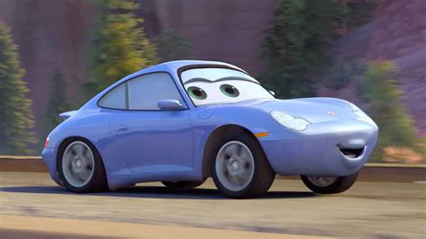 kolaborasi porsche  disney pixar cars sally carrera kutu buku kartun