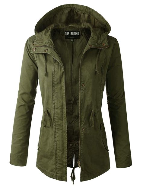ambiance coats jackets womens jacket hunter hooded utility anorak