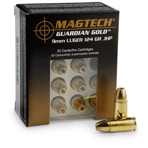 magtech guardian gold mm luger jhp  grain  rounds  mm ammo  sportsmans guide