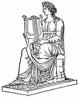 Apollo God Mythology Getdrawings sketch template