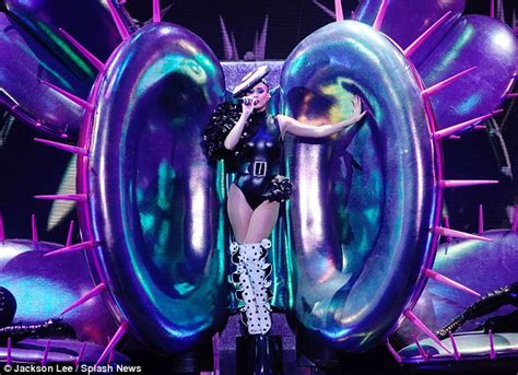katy perry slips into raunchy leotard for tour show in nyc