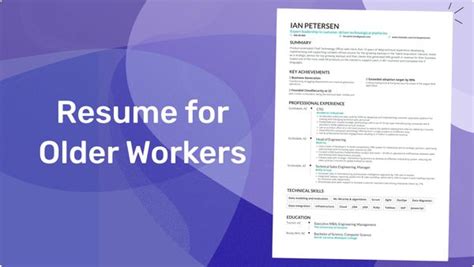 resume  older workers   write  enhancv