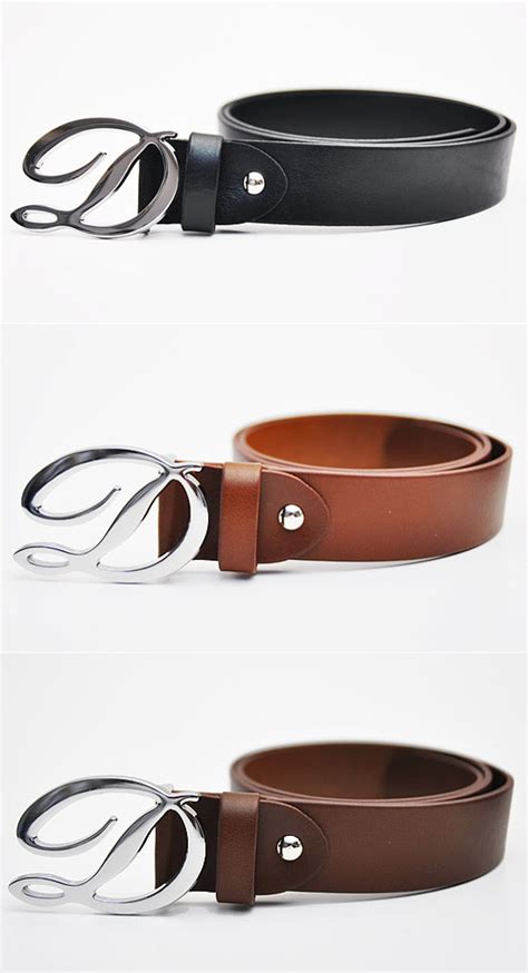accessories belts big  buckle leather belt belt  guylook mens trendy fashion
