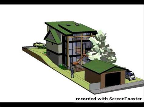 sketchup    modern home plans youtube
