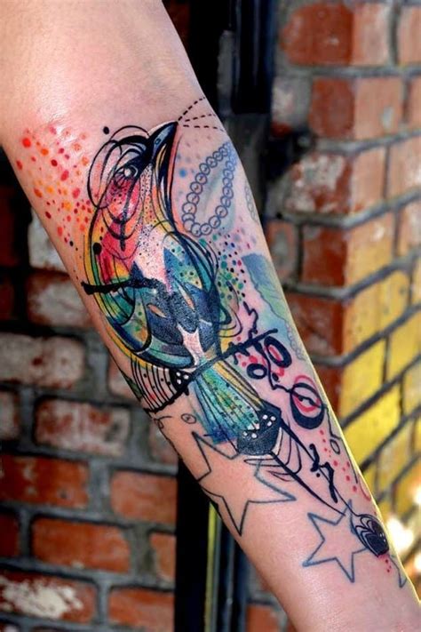 Watercolor Tattoos For Men Ideas And Inspiration For Guys