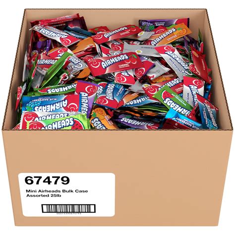 buy airheads candy mini bars assorted flavors individually wrapped bulk box  melting