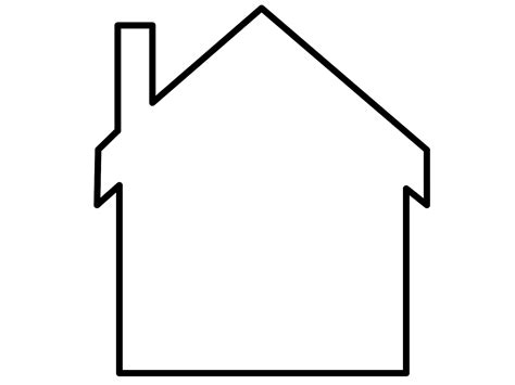 house outline clipart easy home decorating ideas