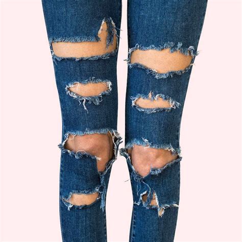 Diy Ripped Jeans Easy Techniques For Beginners Treasurie
