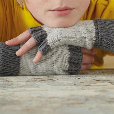 childs fingerless gloves knitting patterns lets knit magazine