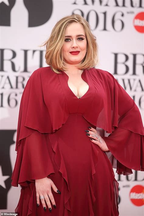 Adele Shows Off Her Very Flat Stomach In A Halterneck Bikini Top After