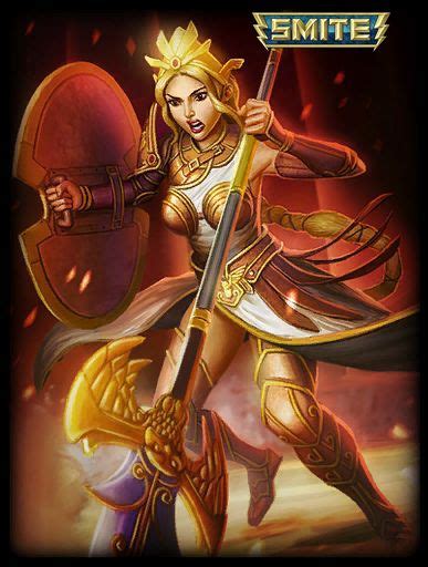 athena [smite] athena goddess fantasy female warrior