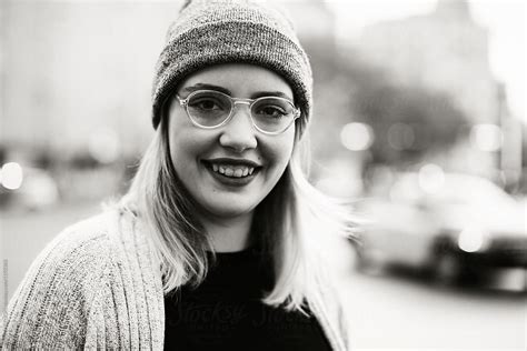 Portrait Of A Curvy Woman In The City By Stocksy Contributor