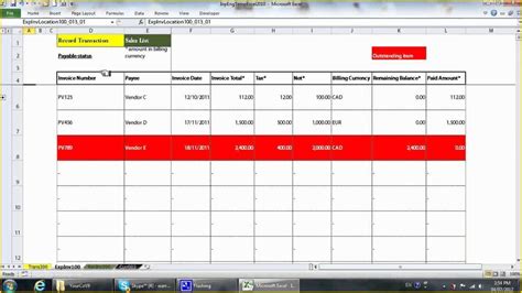 bookkeeping templates  single entry bookkeeping