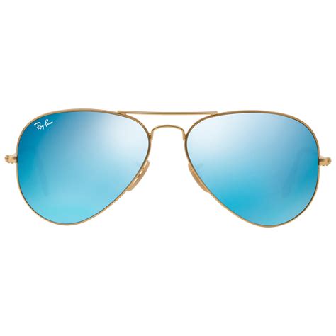 ray ban rb aviator sunglasses  blue  men lyst