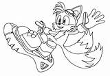 Tails Riders Lineart Deviantart sketch template