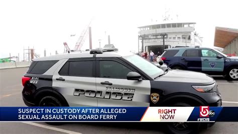 suspect under arrest in sex assault on ferry