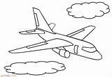 Pesawat Mewarnai Terbang Sketsa Jet Tempur Paud Helikopter Terbaru Mainan Marimewarnai Hitam Putih Transportasi Udara Besar sketch template