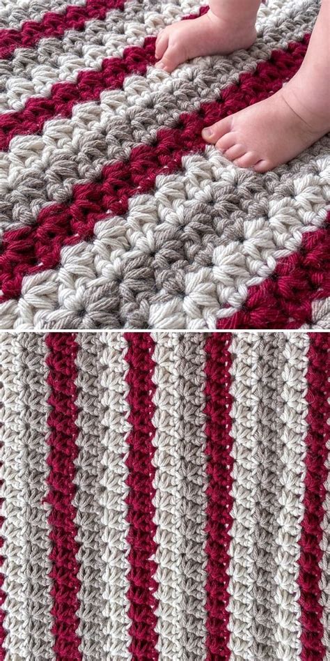 crochet star stitch  patterns  inspiration crochetpedia
