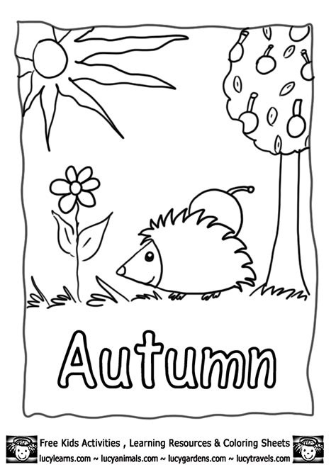 autumn colouring sheets   autumn colouring sheets png