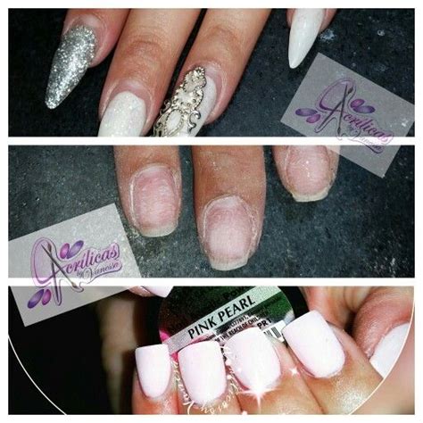 nails pink pearl pedicure
