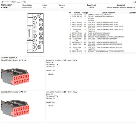 ford focus stereo wiring diagram inspired wiring