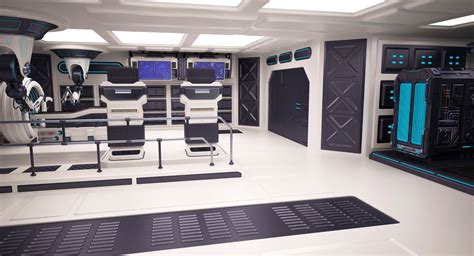 sci fi laboratory 3d model cgtrader