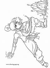 Korra Coloring Legend Earth Bending Avatar Pages Colouring Earthbending Printable sketch template