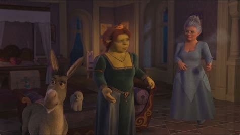 Shrek Fairy Godmother Visits Fiona In Room Trys To Help But She Dont