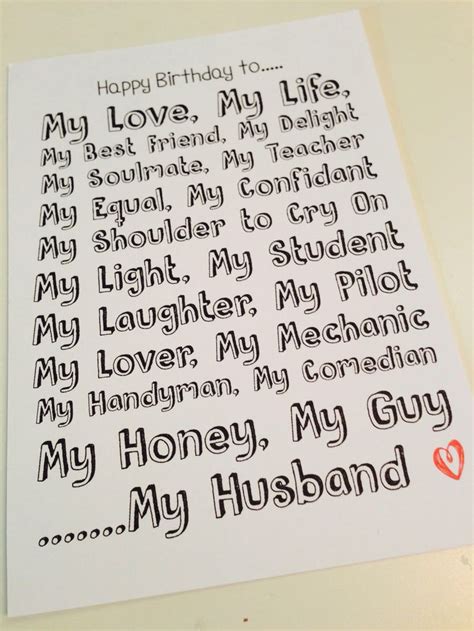 Best 25 Husband Birthday Cards Ideas On Pinterest Hubby