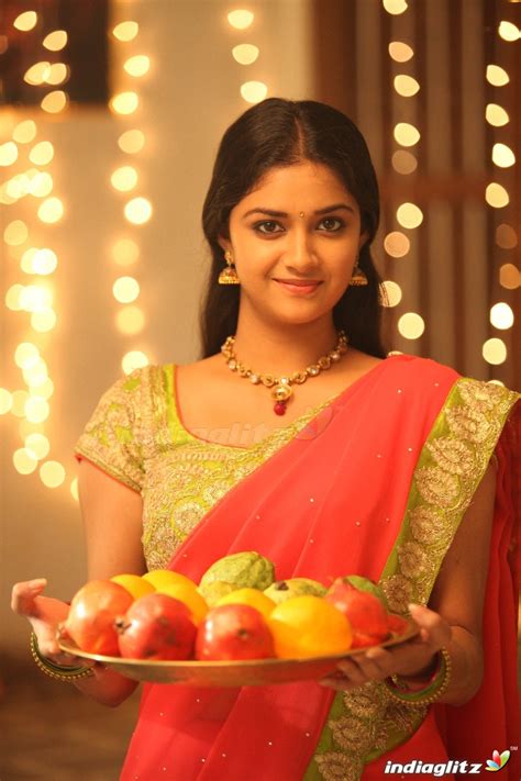 Keerthy Suresh Saree Still ~ Hot N Sexy Actress