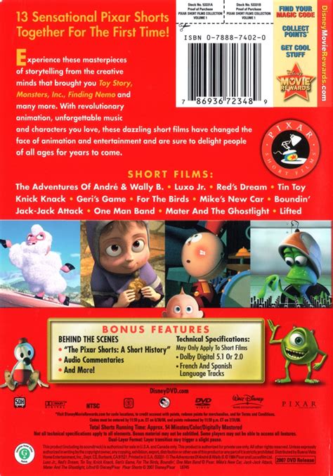 Pixar Short Films Collection Volume 1 The Internet Animation Database