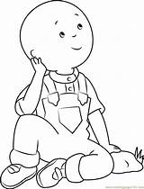 Caillou Coloringpages101 sketch template