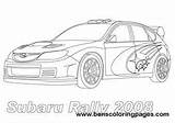Subaru Coloring Rally Car Pages Cars Impreza Drawing Sheets Sketch Adult Colouring Book Color Colorare Race Printable Print Choose Board sketch template