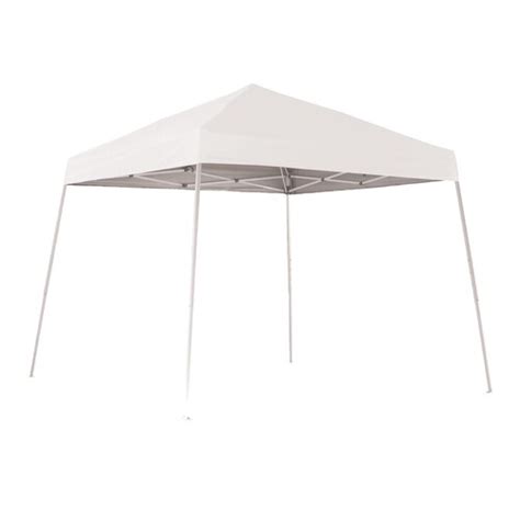 shelterlogic pop  canopy  ft    ft  square white steel pop  canopy   canopies