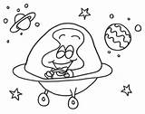 Coloring Ufo Pages Designlooter Kids sketch template