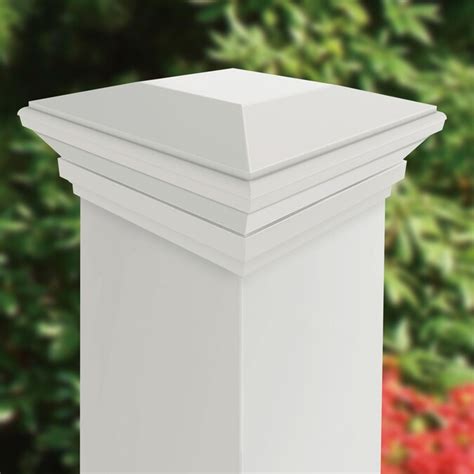 freedom         white vinyl post top fits common post