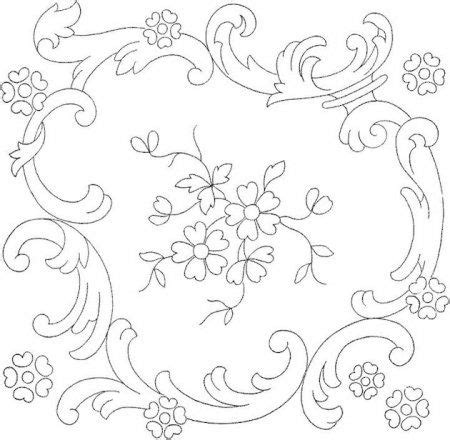 flower coloring pages hand embroidery designs coloring pages