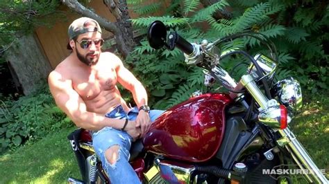 maskurbate hunky biker jerks dick outside free gay porn eb