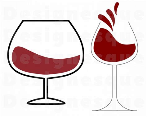 Red Wine Svg Wine Svg Wine Glass Svg Red Wine Clipart Red