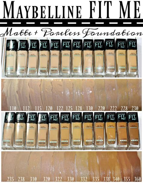 maybelline fit  matte poreless foundation powder swatches review blushing noir skin