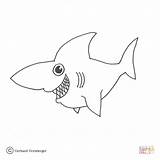 Hai Shark Ausmalbild Ausdrucken sketch template