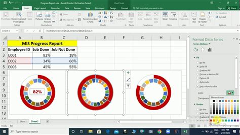 Mis Progress Report In Excel Excel Dashboard Progress Report Of