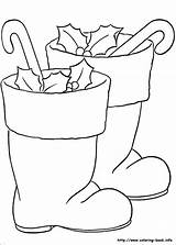 Coloring Pages Boots Winter Getcolorings sketch template