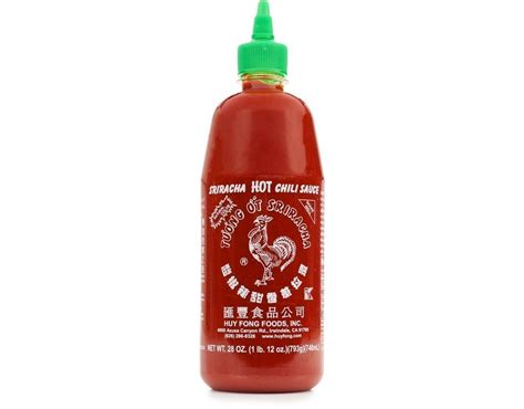 Huy Fong Hot Chili Sauce Sriracha 28 Oz