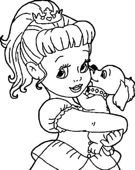 princess  dog coloring page wecoloringpagecom disney princess